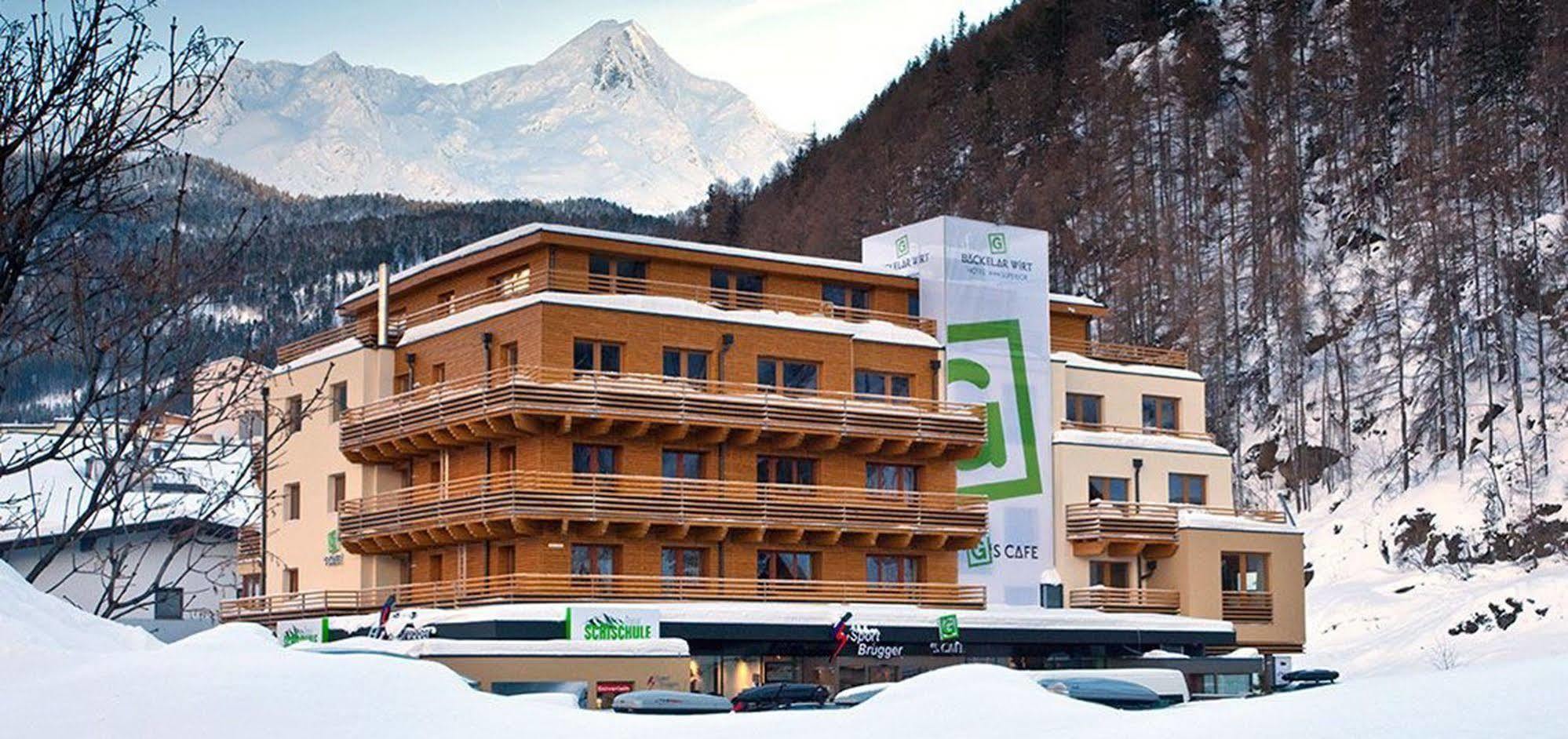 Hotel Baeckelar Wirt Superior Solden Bagian luar foto